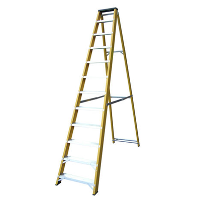 Step Ladder 12 Tread Swingback Fibreglass Hire