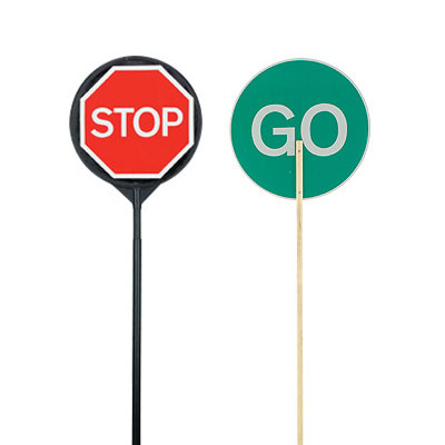 Stop Go Sign Manual Hire